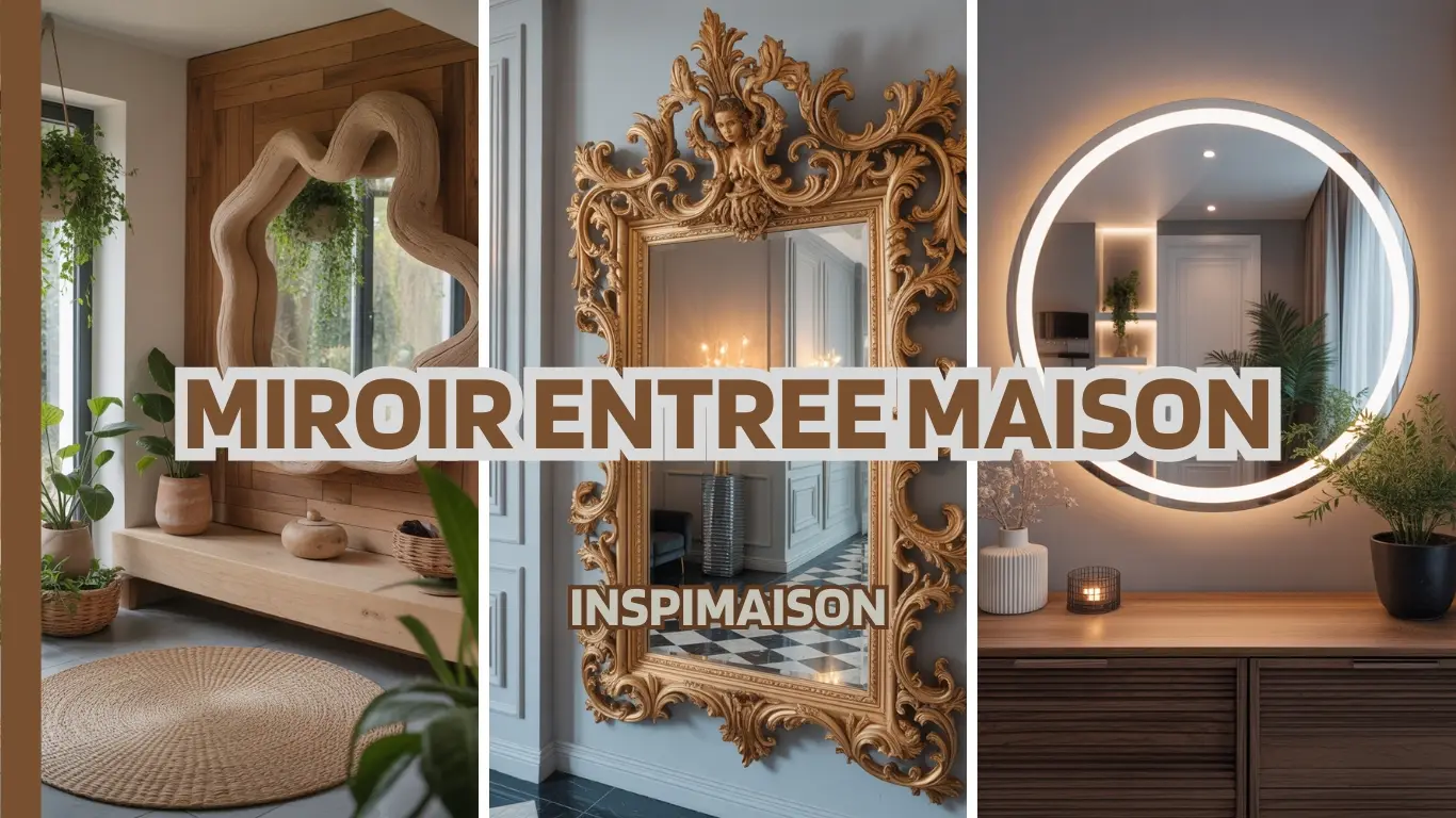 Miroir Entree Maison : 20 Idées pour Agrandir l'Espace