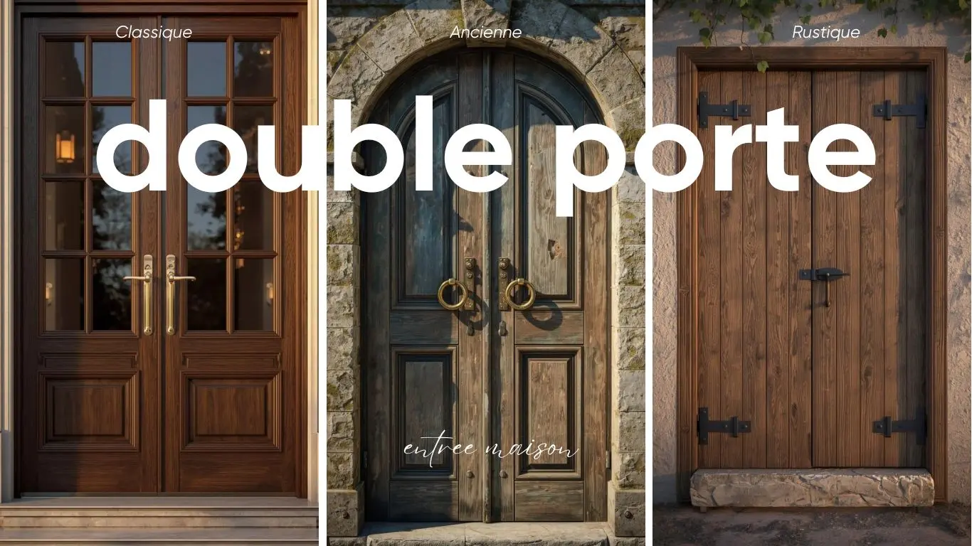 19 Modèles Double Porte Entrée Maison Pour Un Accueil Majestueux