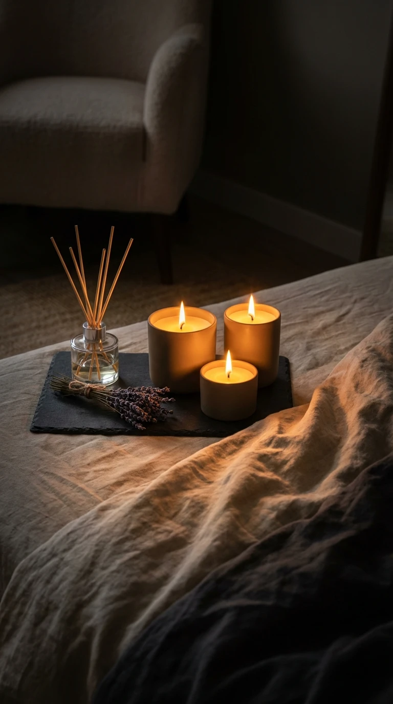 Ajouter des bougies et de la diffusion d'arômes