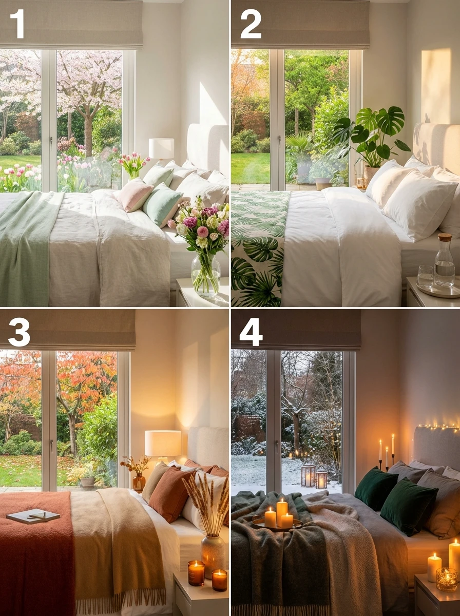 Décoration de chambre au fil des quatre saisons