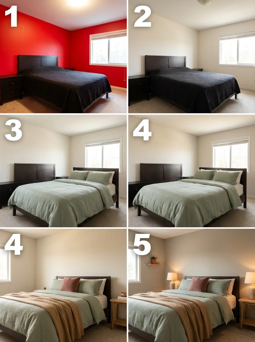 Choisir des couleurs douces et apaisantes pour la chambre