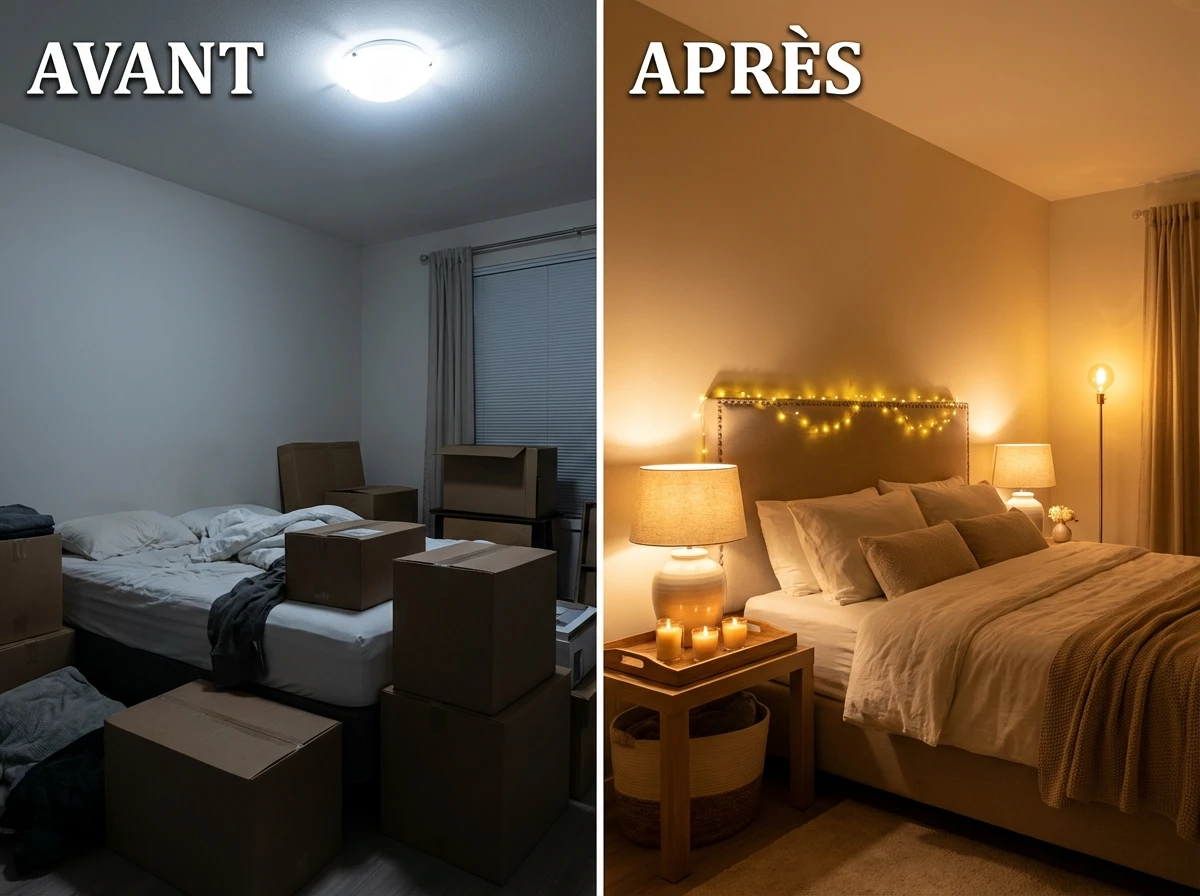 Choisir un seul point lumineux au plafond