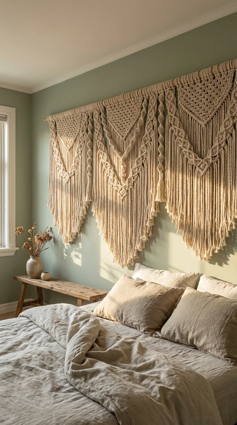 Créer un macramé mural soi-même