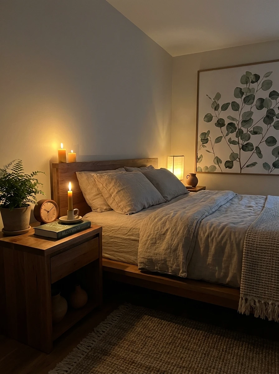 Chambre apaisante sans appareils électroniques