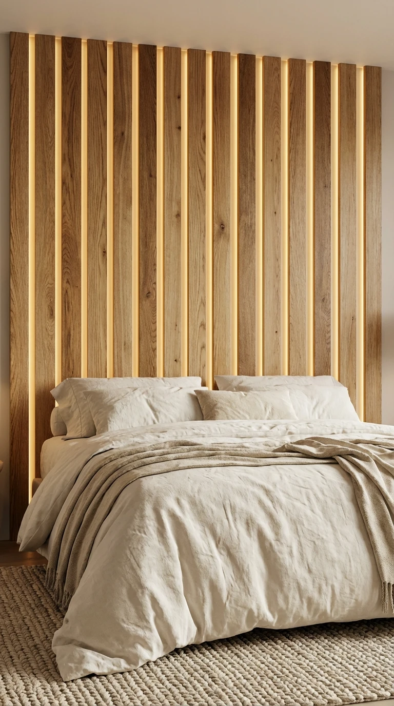 Fabriquer une tête de lit en tasseaux de bois