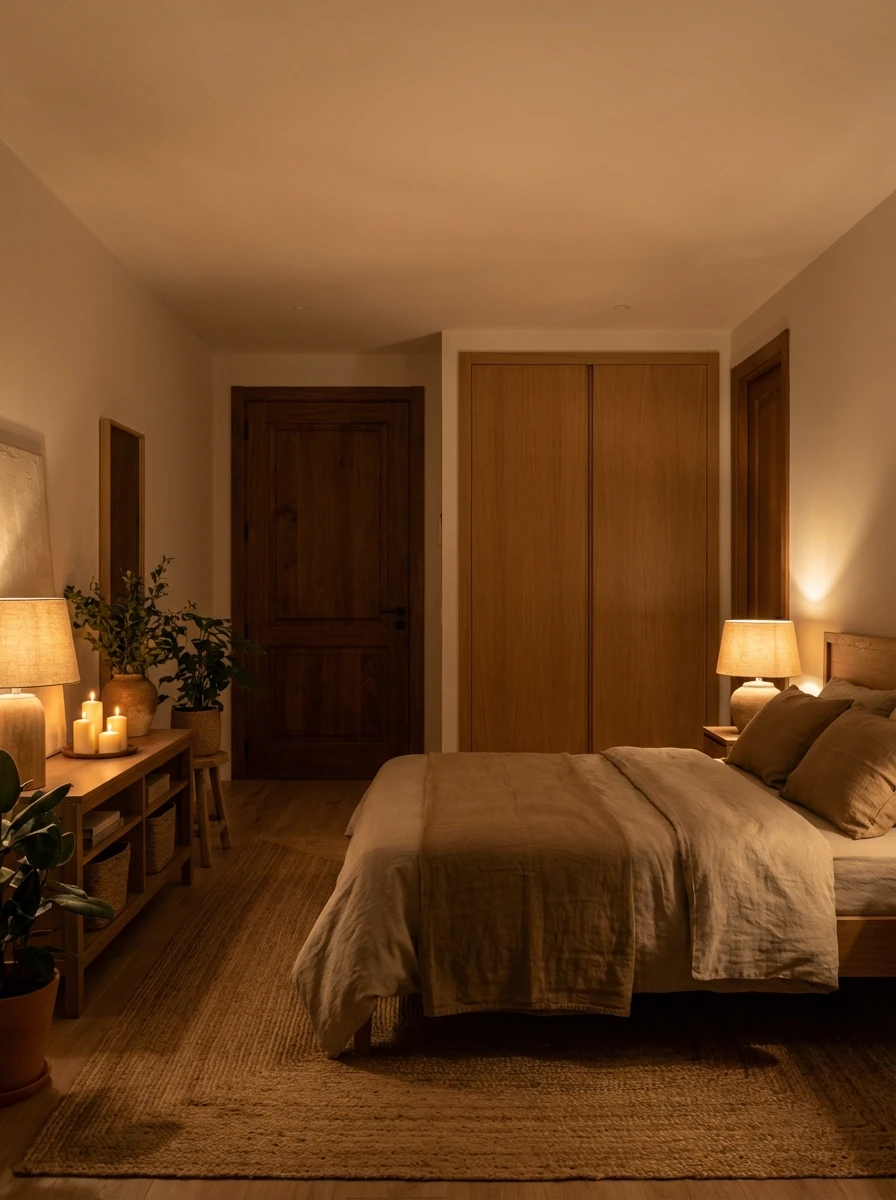 Fermer les portes de la chambre la nuit pour économiser l'énergie