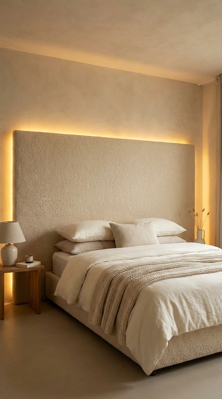 Installer une tête de lit en bois ou tapissée