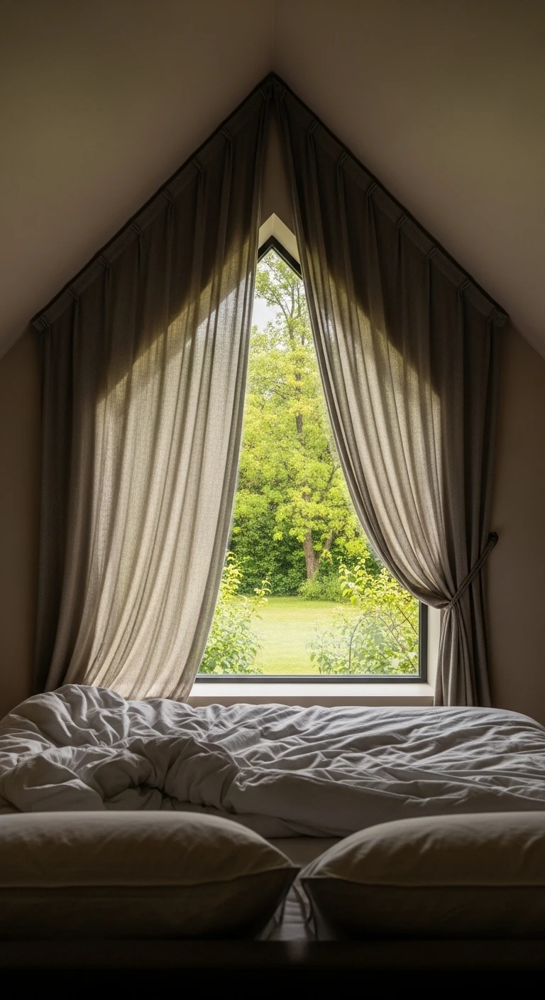 🏔️ La chambre combles cocooning avec vue jardin : le lien nature