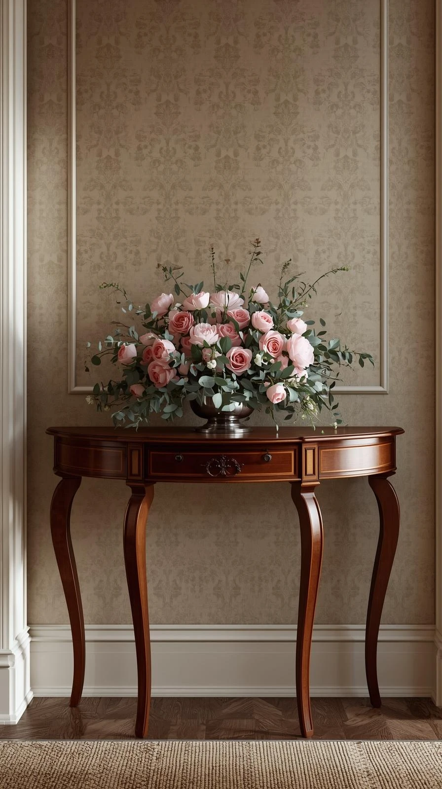 La Console Demi-Lune Style XVIIIème