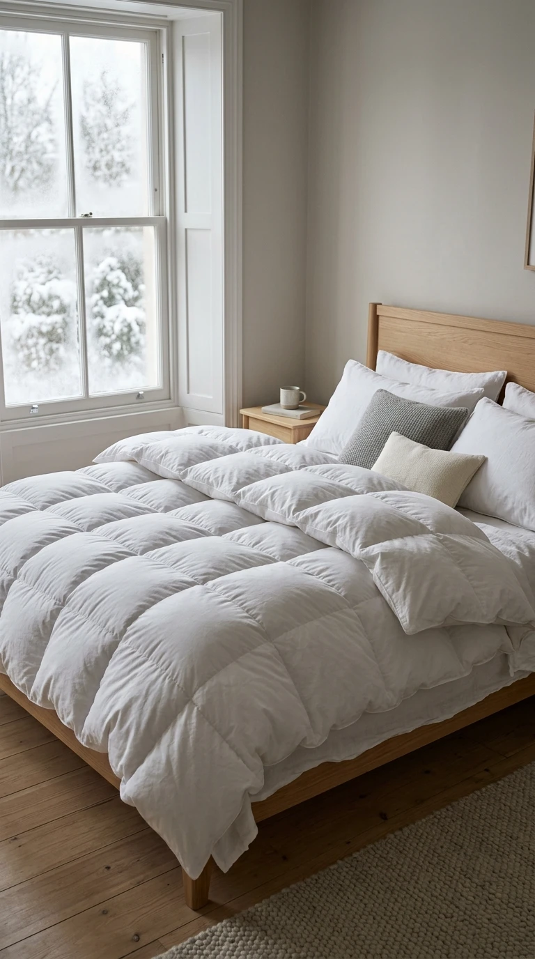 La couette en duvet d'oie : le cocon de chaleur et de confort absolu