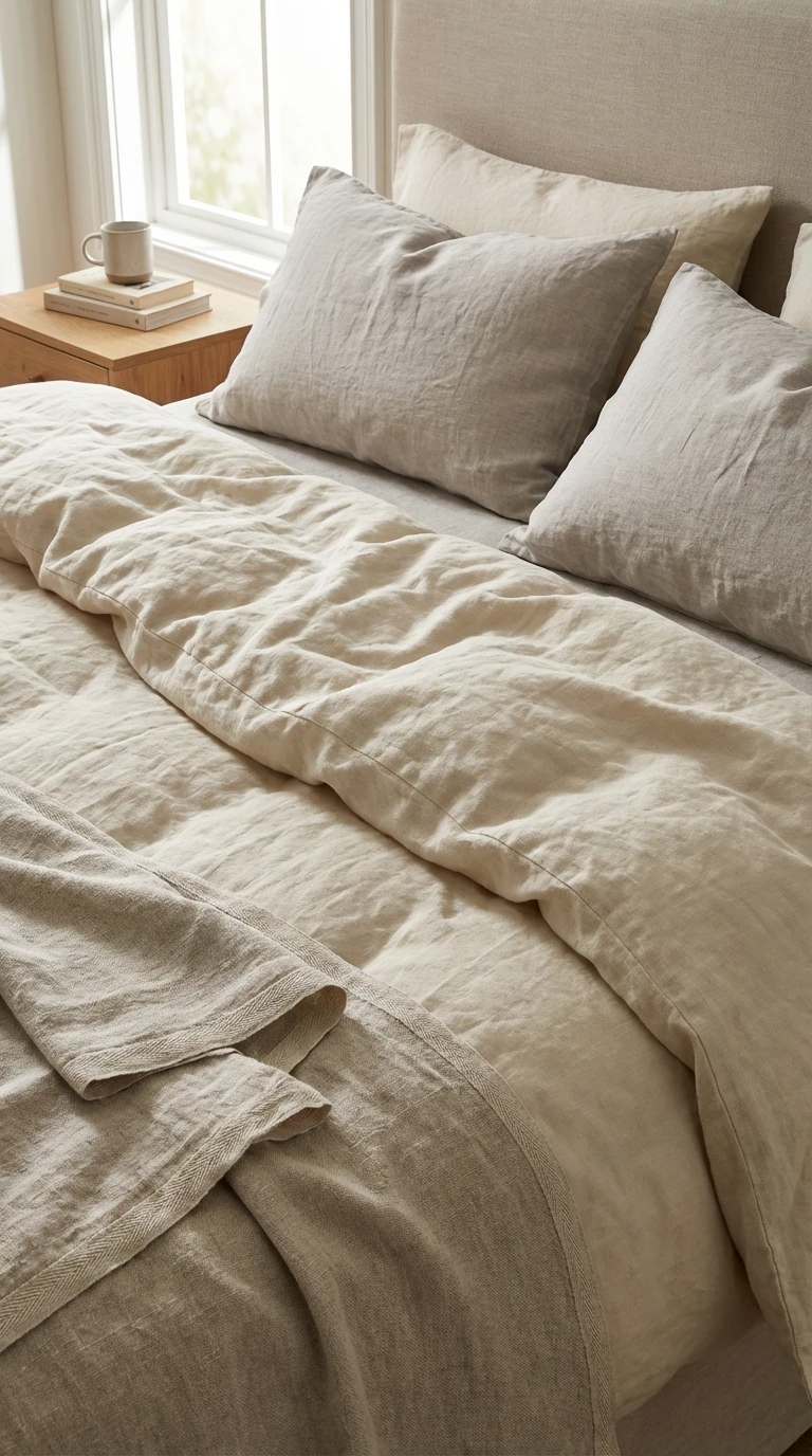 La literie en lin lavé, le luxe quotidien