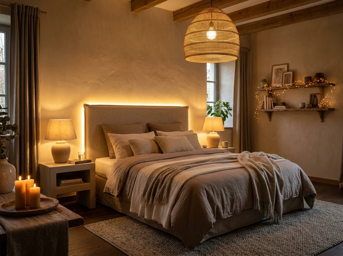 La méthode des trois couches de lumière : le secret des chambres qui inspirent