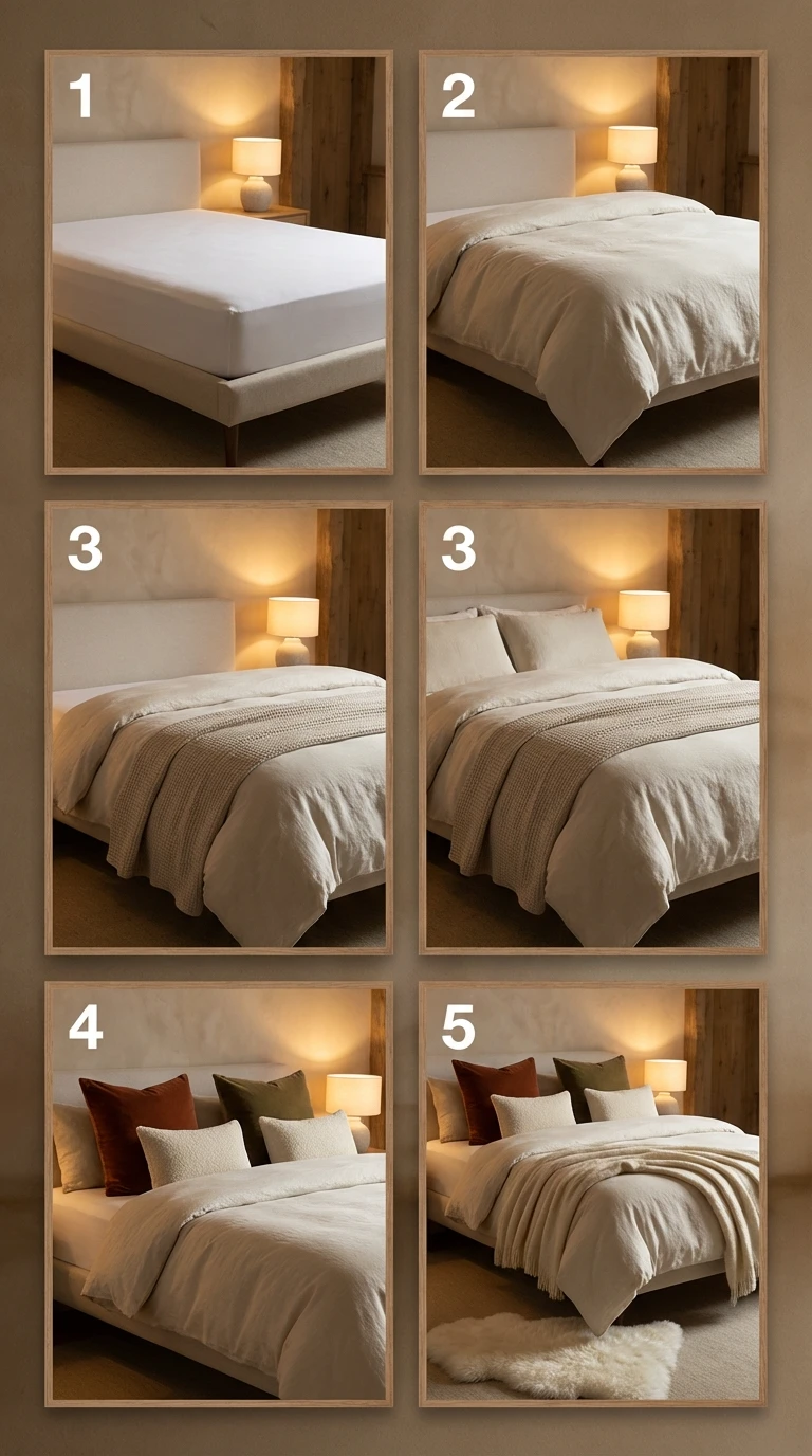 La superposition de textiles pour l'effet cocon