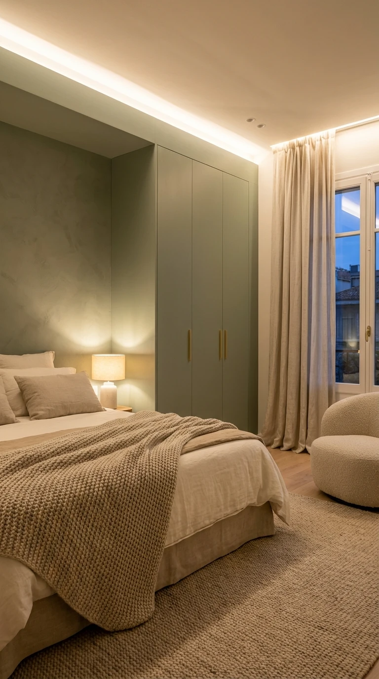 L'armoire en bois avec portes pleines : cacher pour apaiser