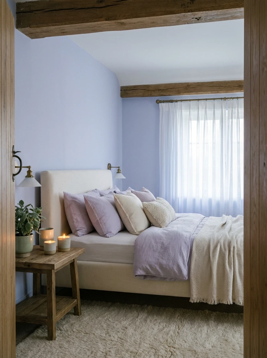 Le bleu lavande pâle : la douceur des rêves