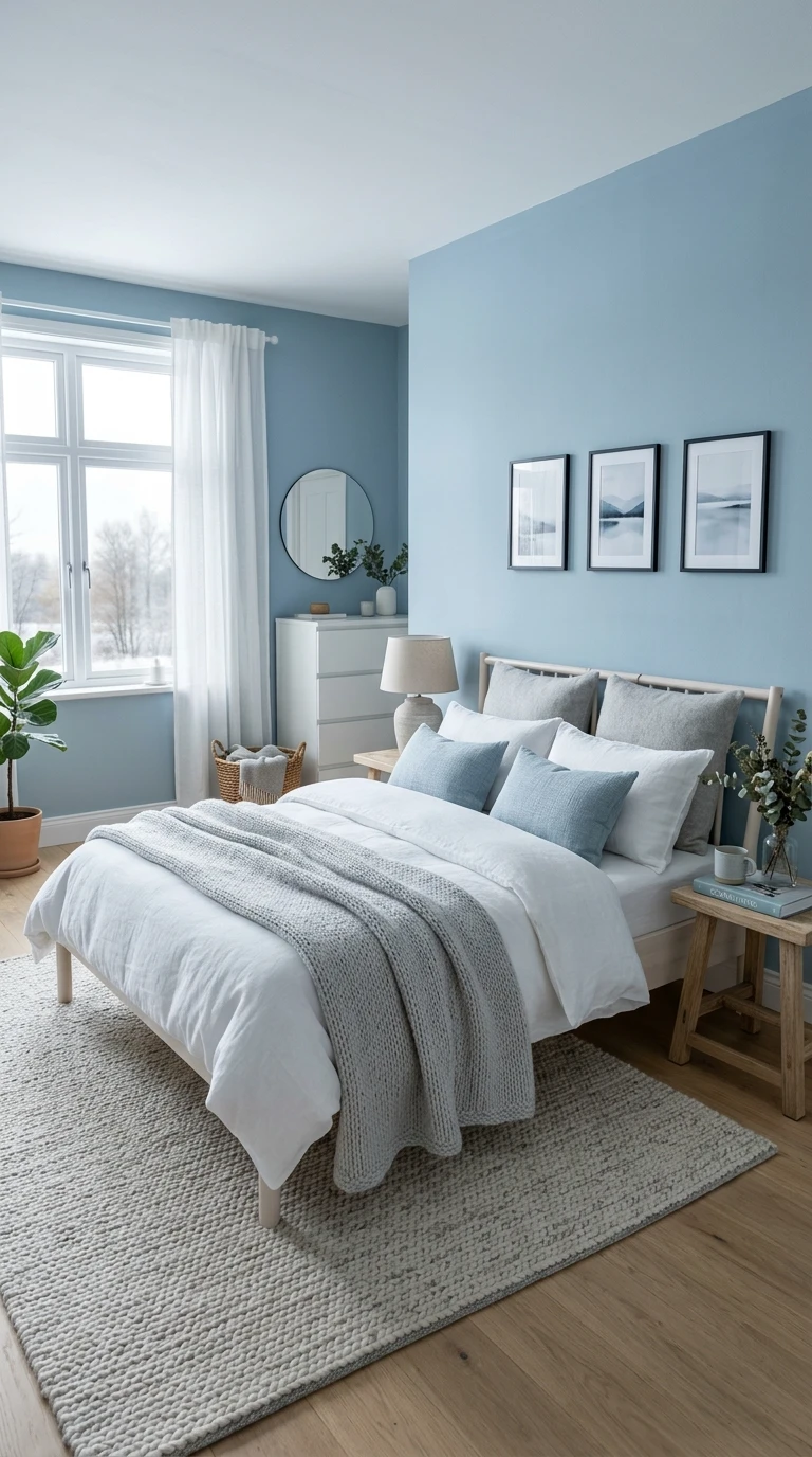 Le bleu poudré et le bleu glacier : la mer du Nord chez toi