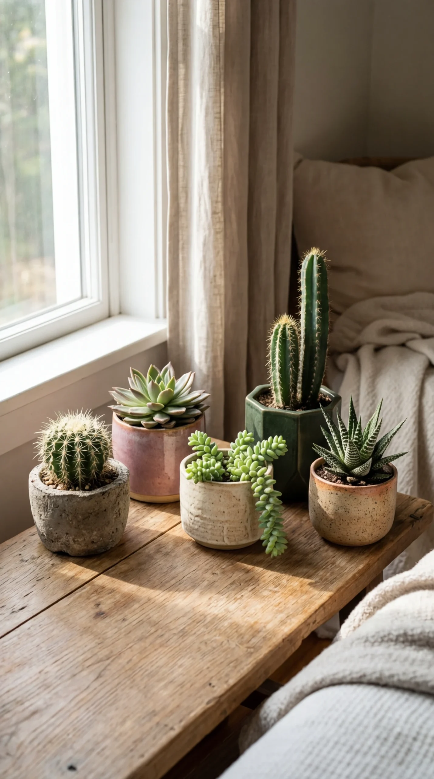 Le minimalisme végétal pour une déco de chambre cocooning