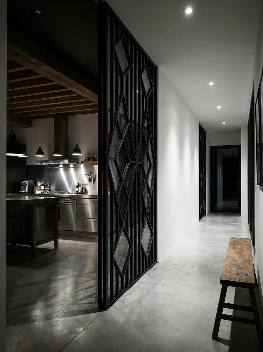 Le Claustra Métallique Noir