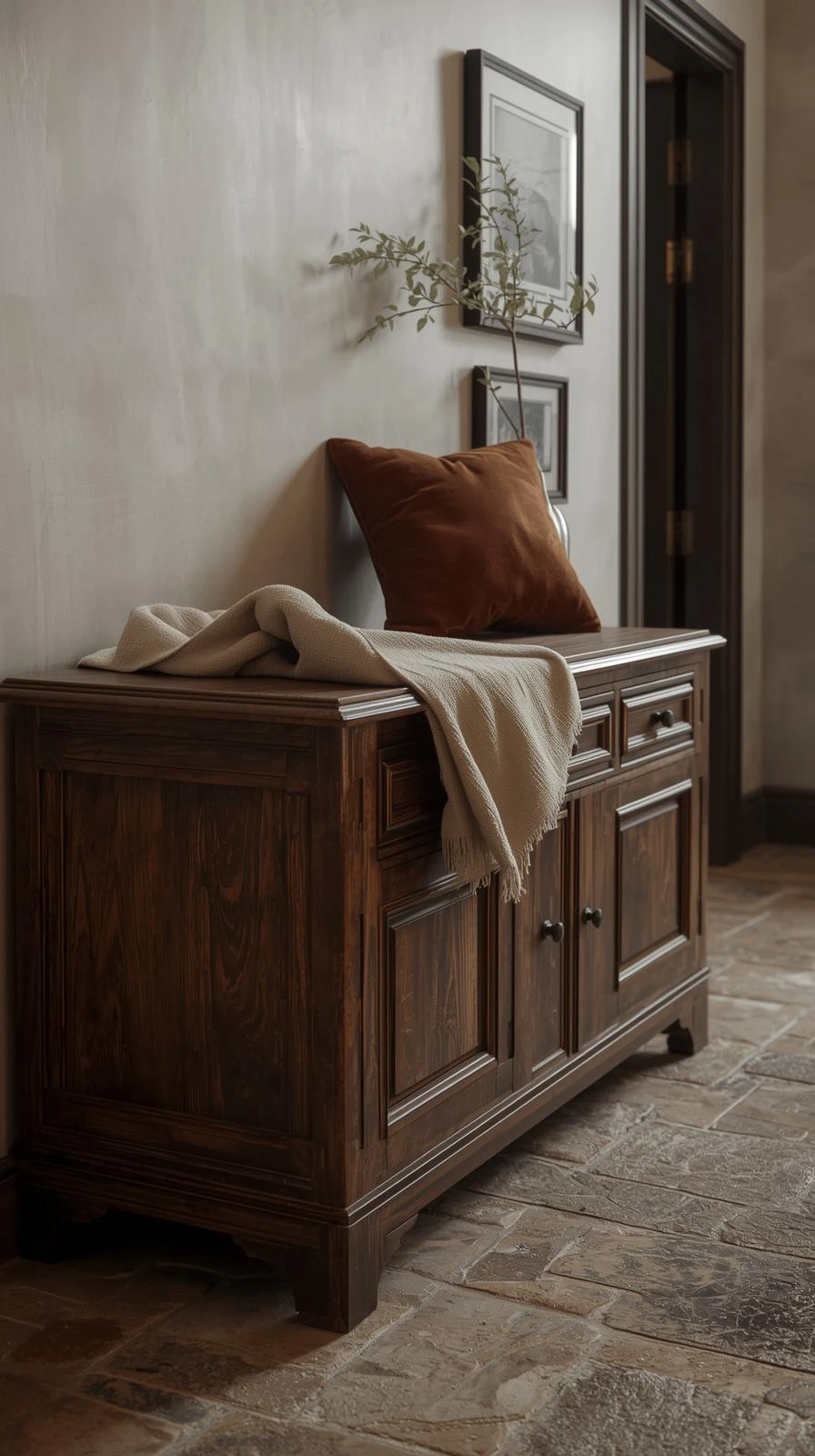 Le Coffre Ancien En Bois Massif