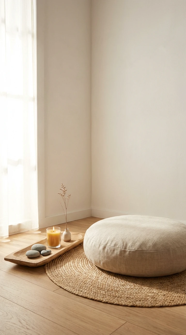 Coin méditation zen : créer un espace de silence chez soi