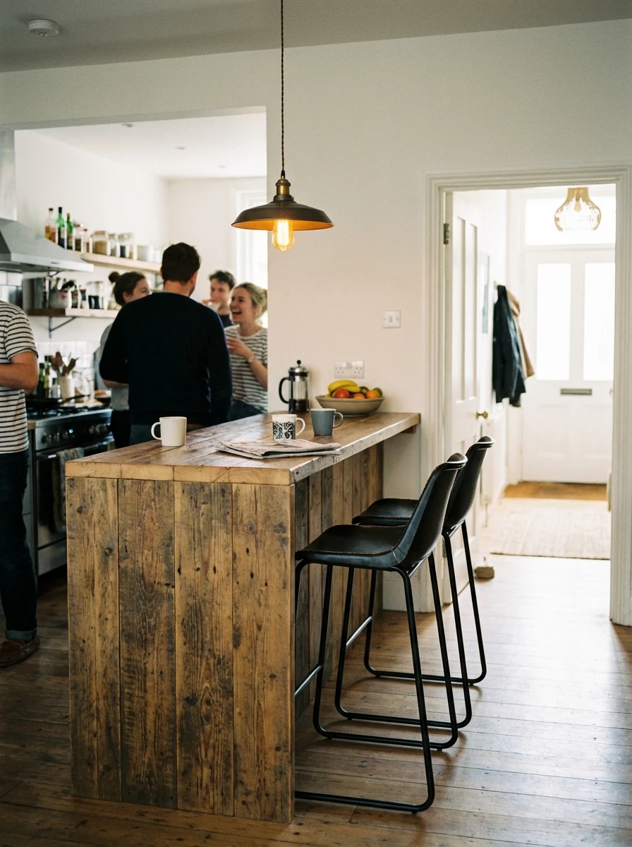 Le Comptoir Bar Avec Tabourets