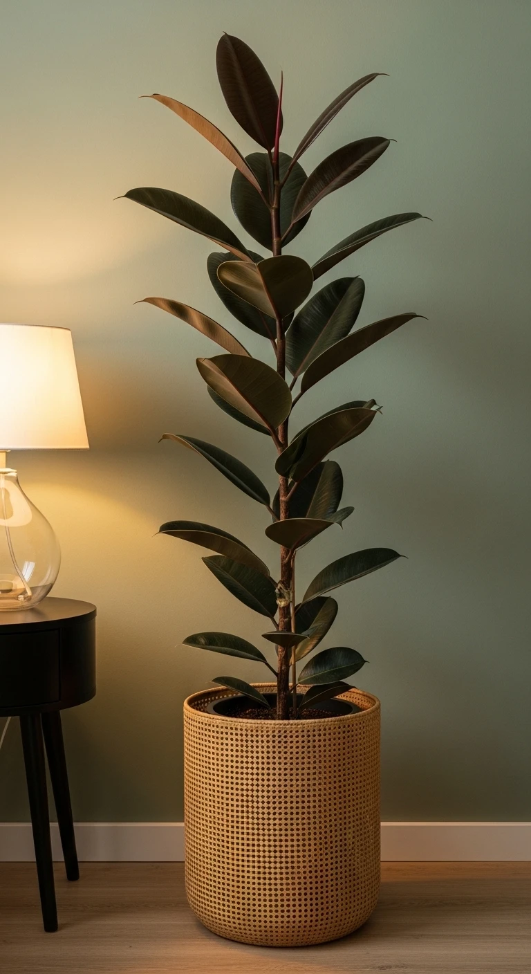 Le Ficus Elastica : l'élément déco d'une chambre cocooning