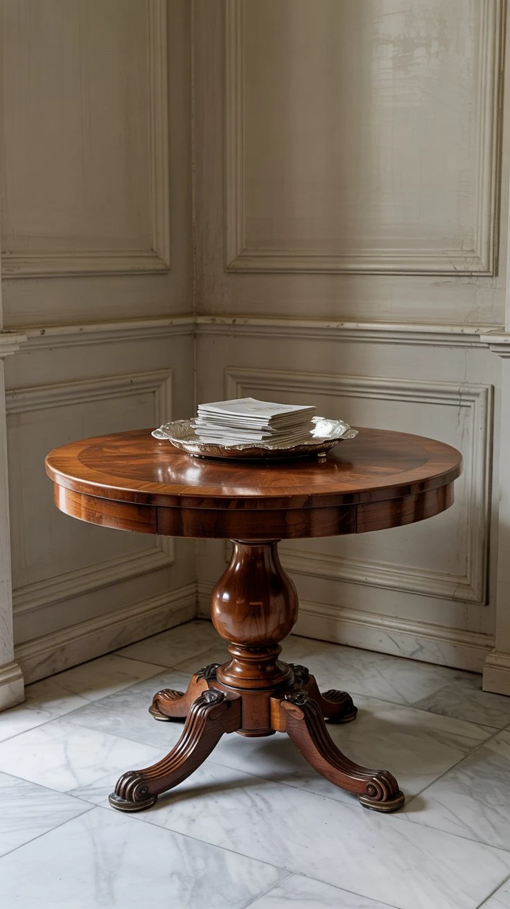 Le Guéridon En Acajou