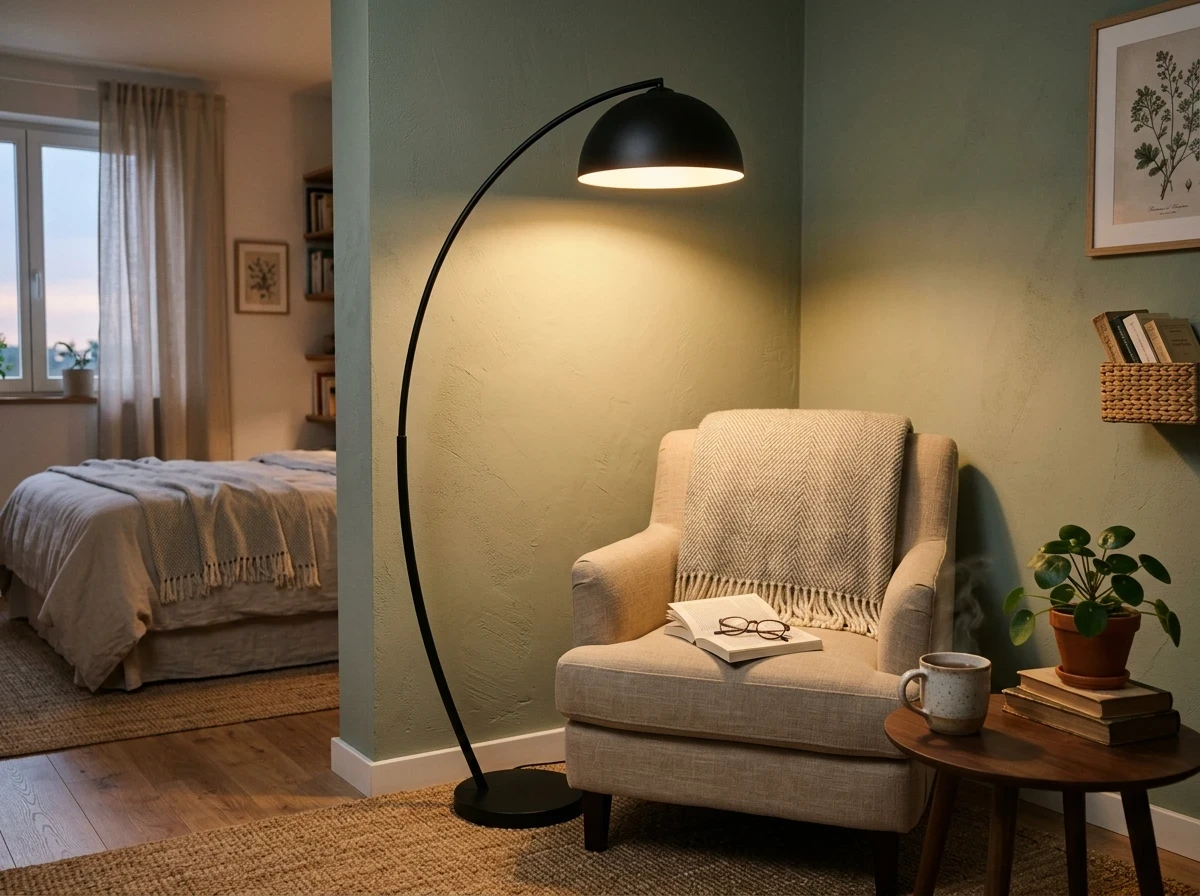 Le lampadaire d'angle pour créer un coin lecture cocooning