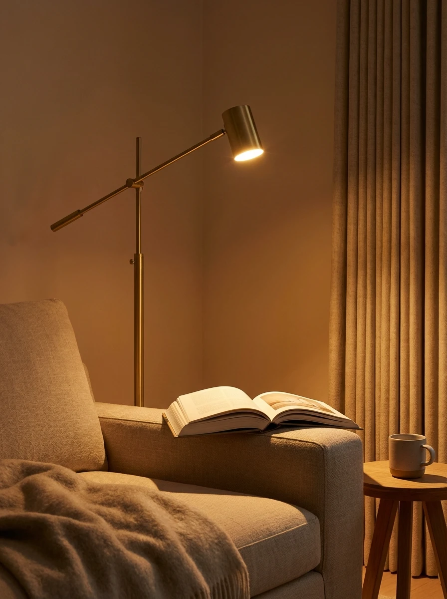 Le lampadaire sur pied avec liseuse : l'éclairage parfait