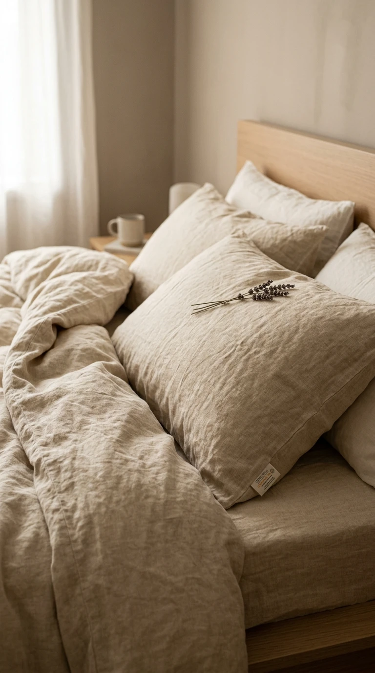 Le linge de lit en lin biologique ou coton OEKO-TEX : la douceur certifiée