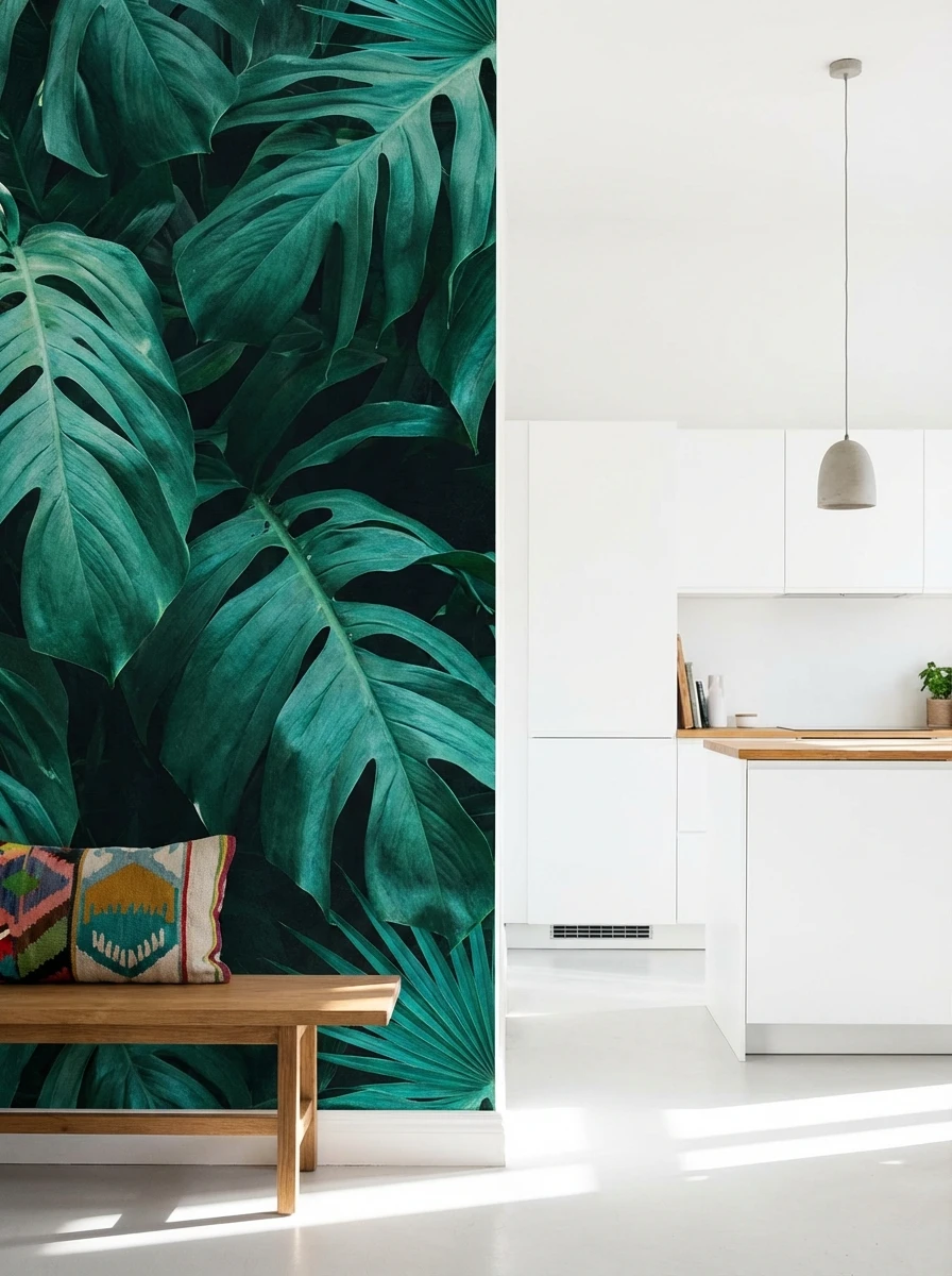 Le Papier Peint Statement Dans L'Entrée