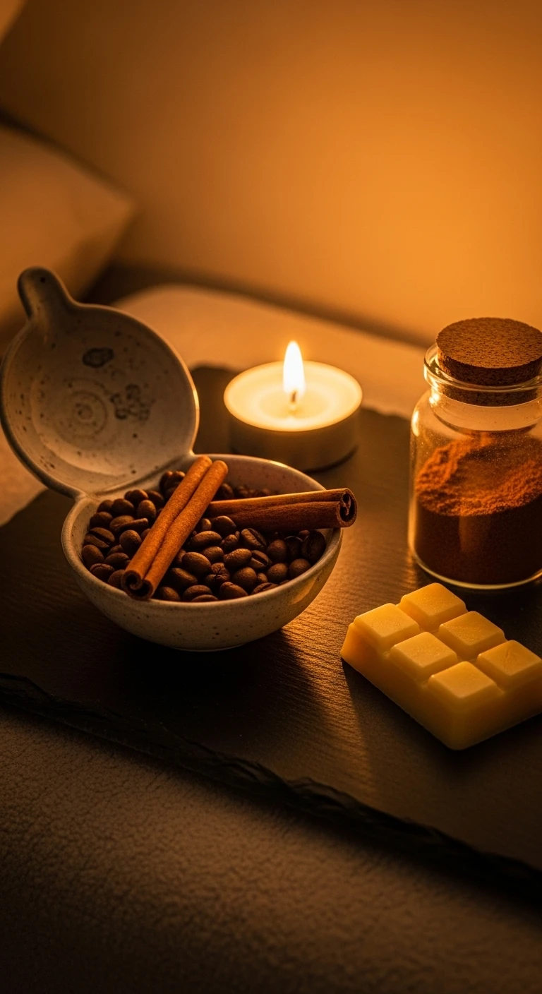 Le parfum d'ambiance maison au café et à la cannelle : le DIY cocooning