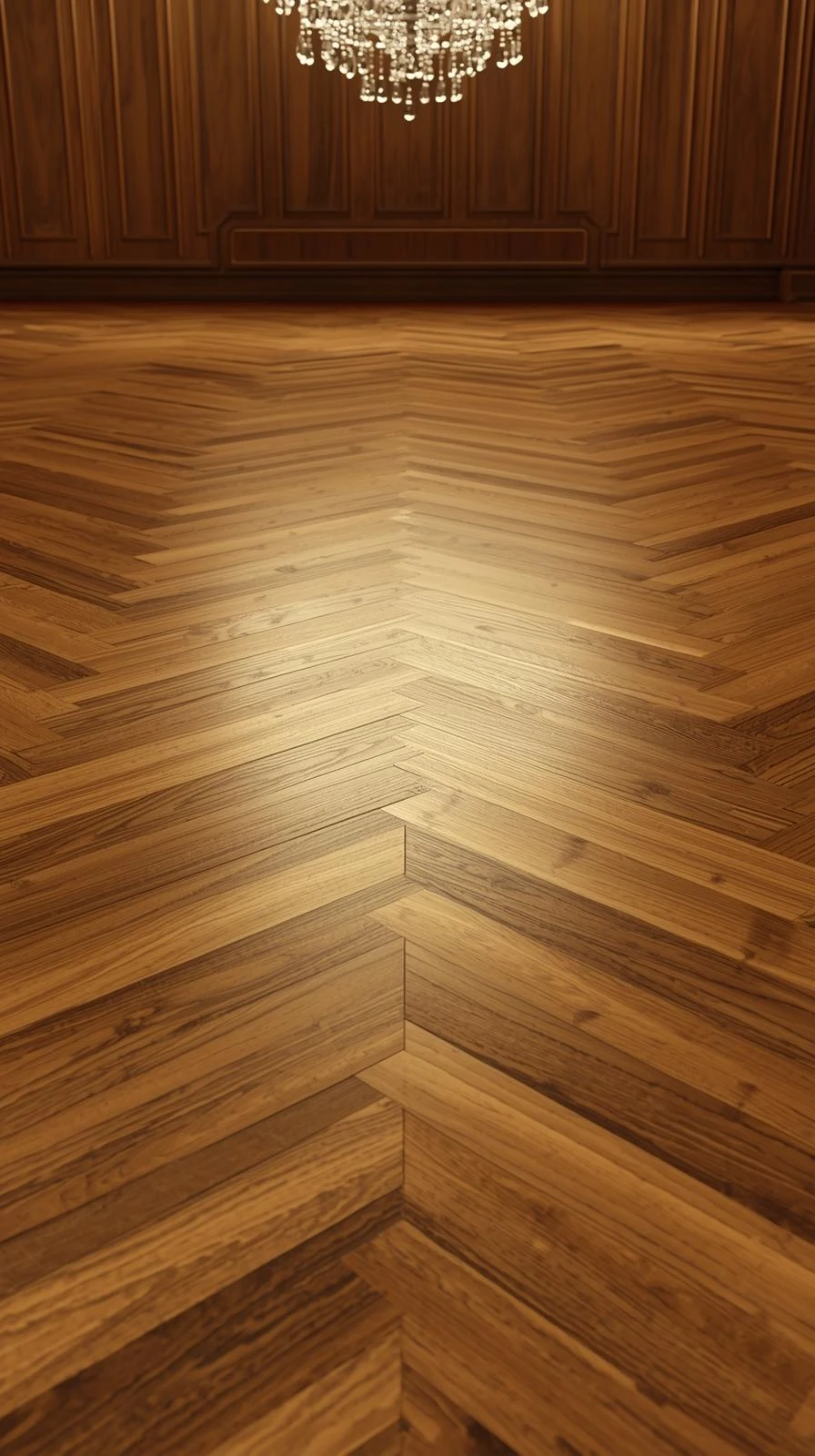 Le Parquet En Chevrons Ciré