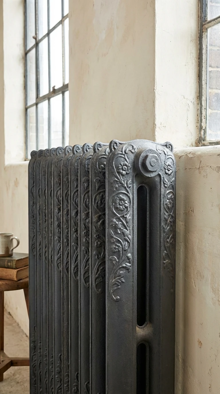 Le Radiateur En Fonte Décoré