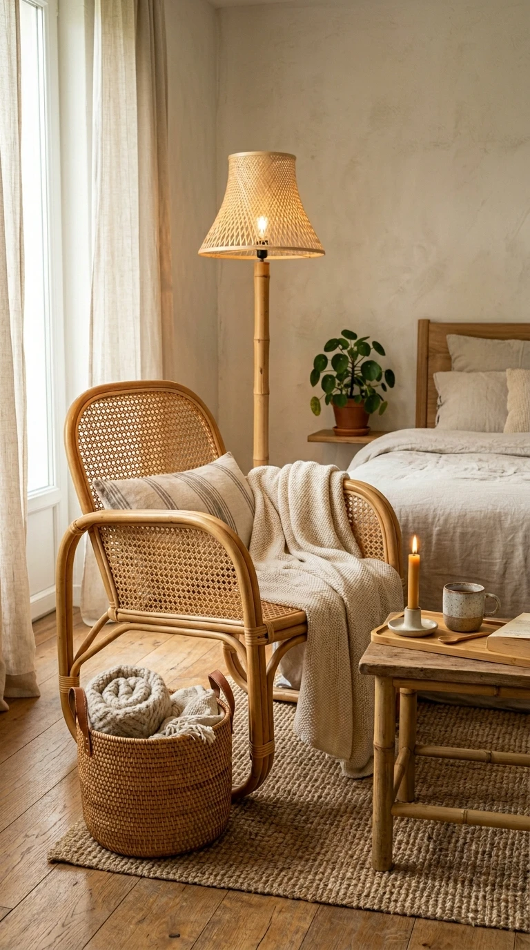 Le rotin et le bambou pour les accessoires et le mobilier léger : l'écologie naturelle