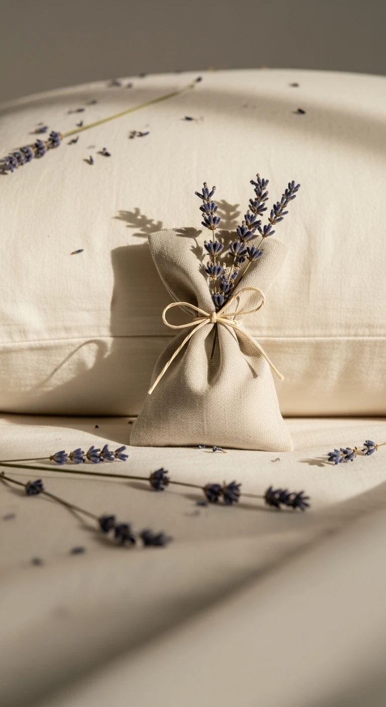 Le sachet de lavande séchée sous l'oreiller : le cocooning zéro déchet