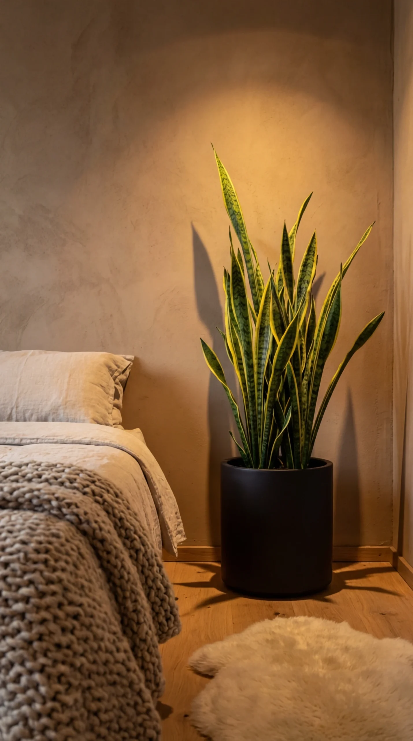 Sansevieria en chambre cocooning : le guerrier de la nuit pour une déco saine
