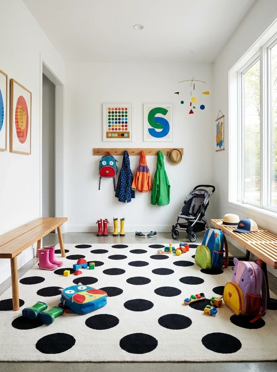 Le Tapis à Pois Ludique pour Enfants