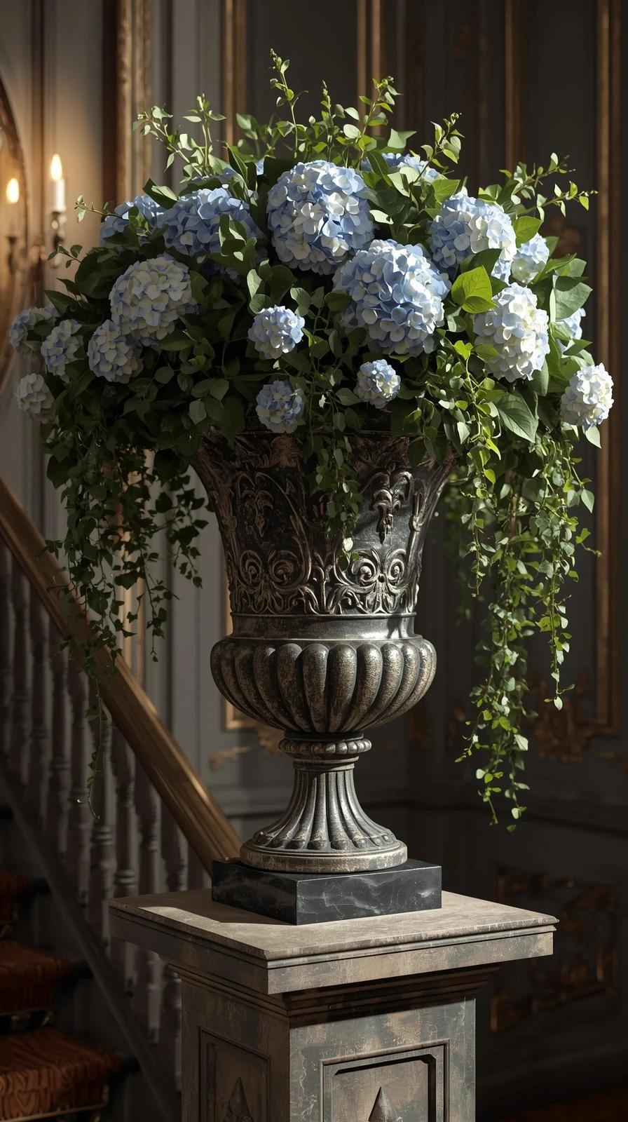 Le Vase Medicis Sur Pied