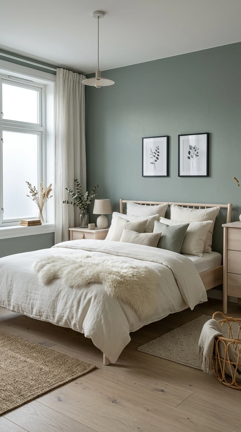 Le vert sauge : la touche naturelle scandinave