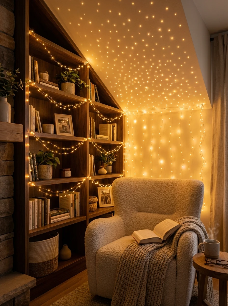 L'éclairage guirlande pour l'ambiance féerique