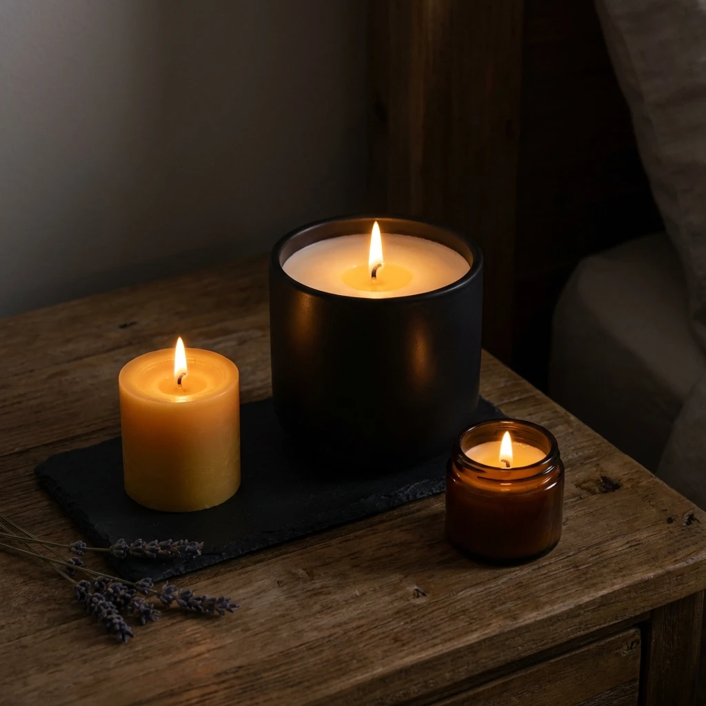 Bougies parfumées pour une ambiance cocooning