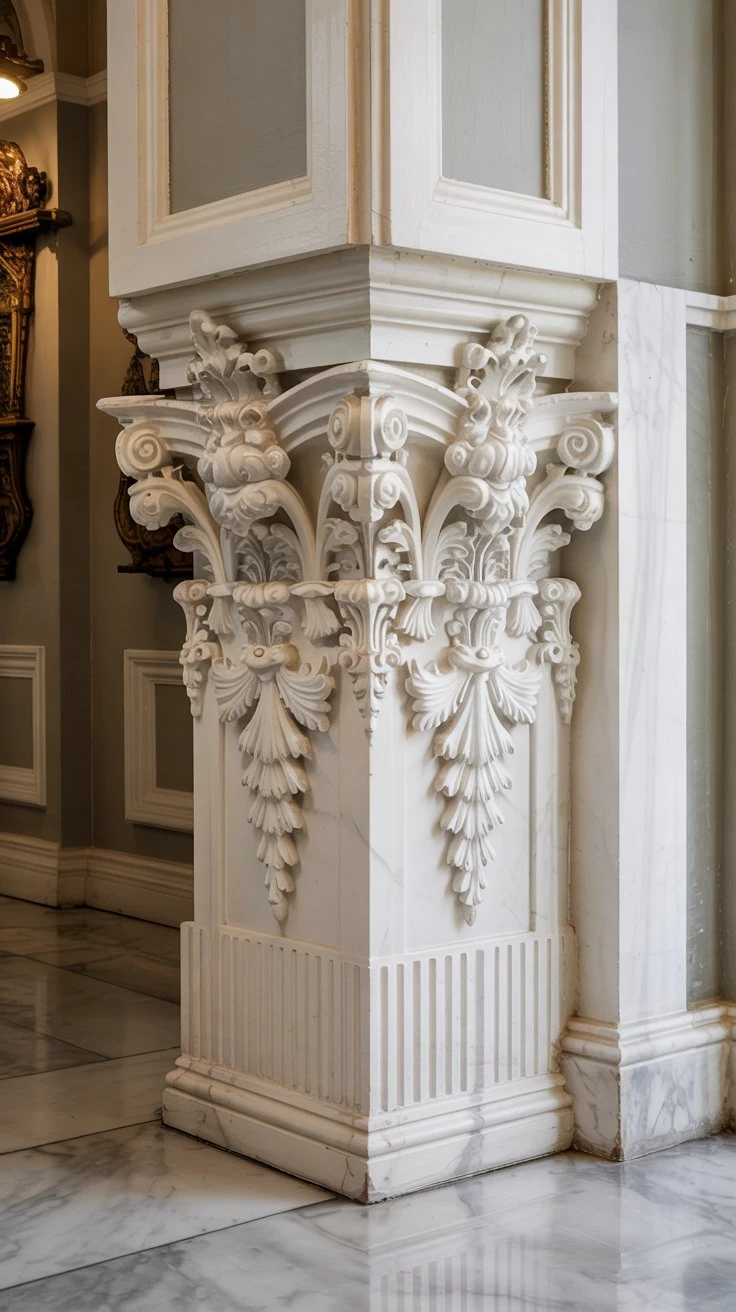 Les Colonnes Ou Pilastres Décoratifs