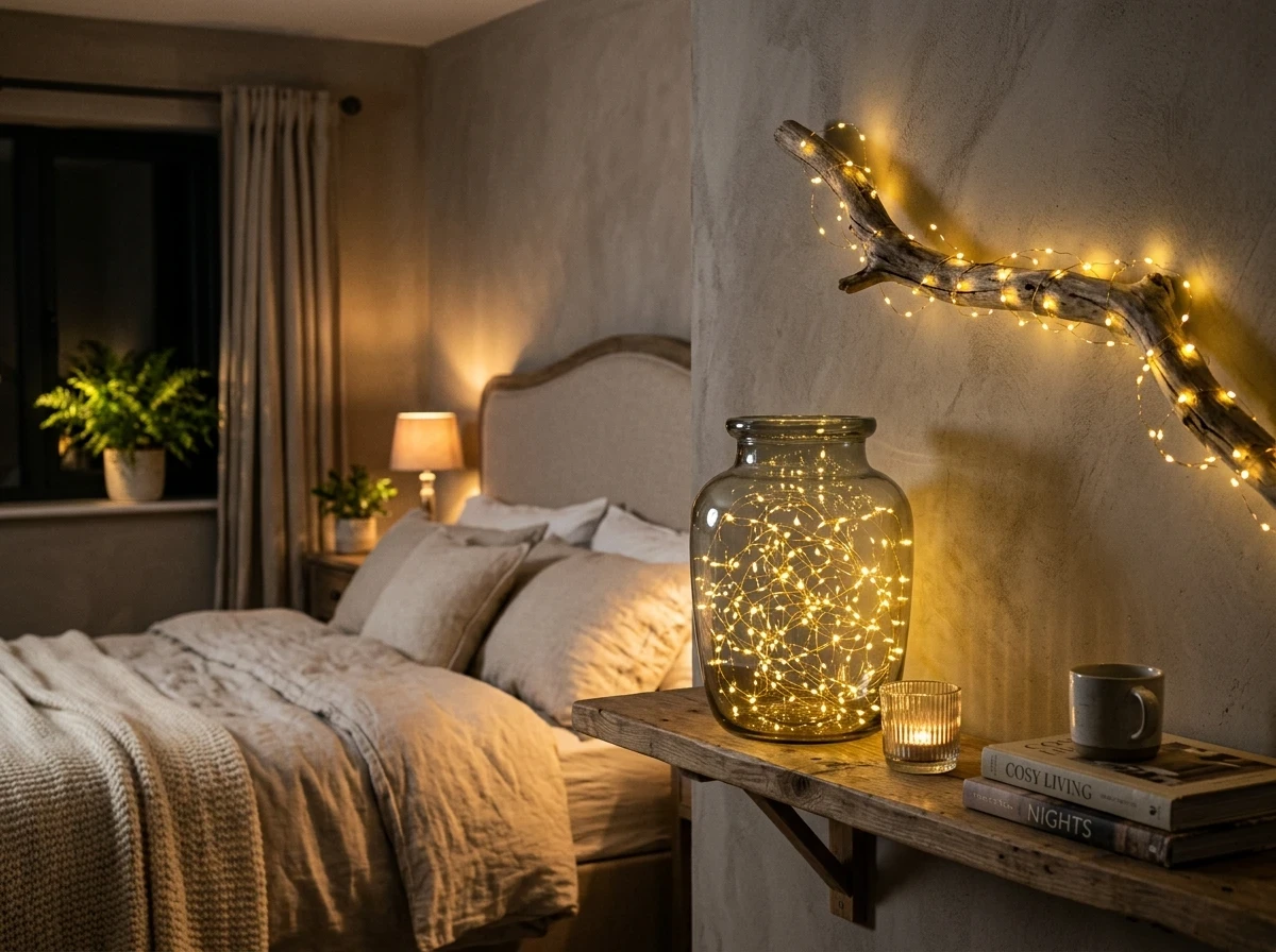 Les guirlandes lumineuses dorées : la magie accessible