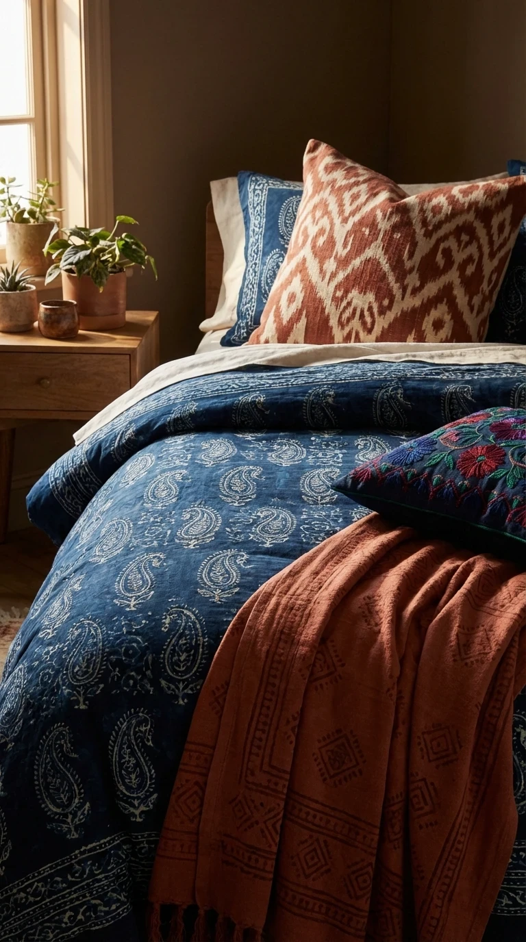 Les motifs ethniques et imprimés : la signature bohème sur les