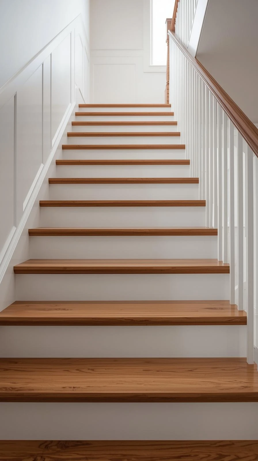 L'Escalier Repeint En Deux Tons