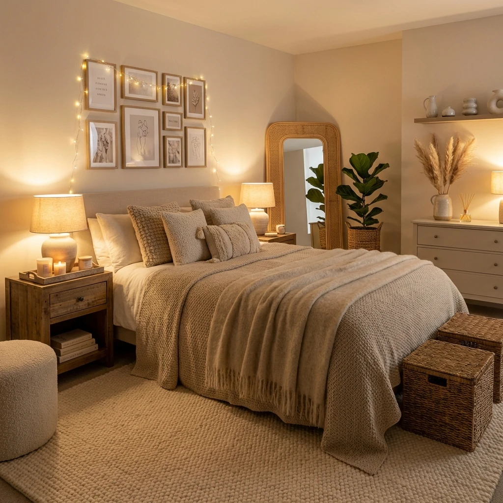 L'essentiel pour une décoration de chambre cocooning chaleureuse