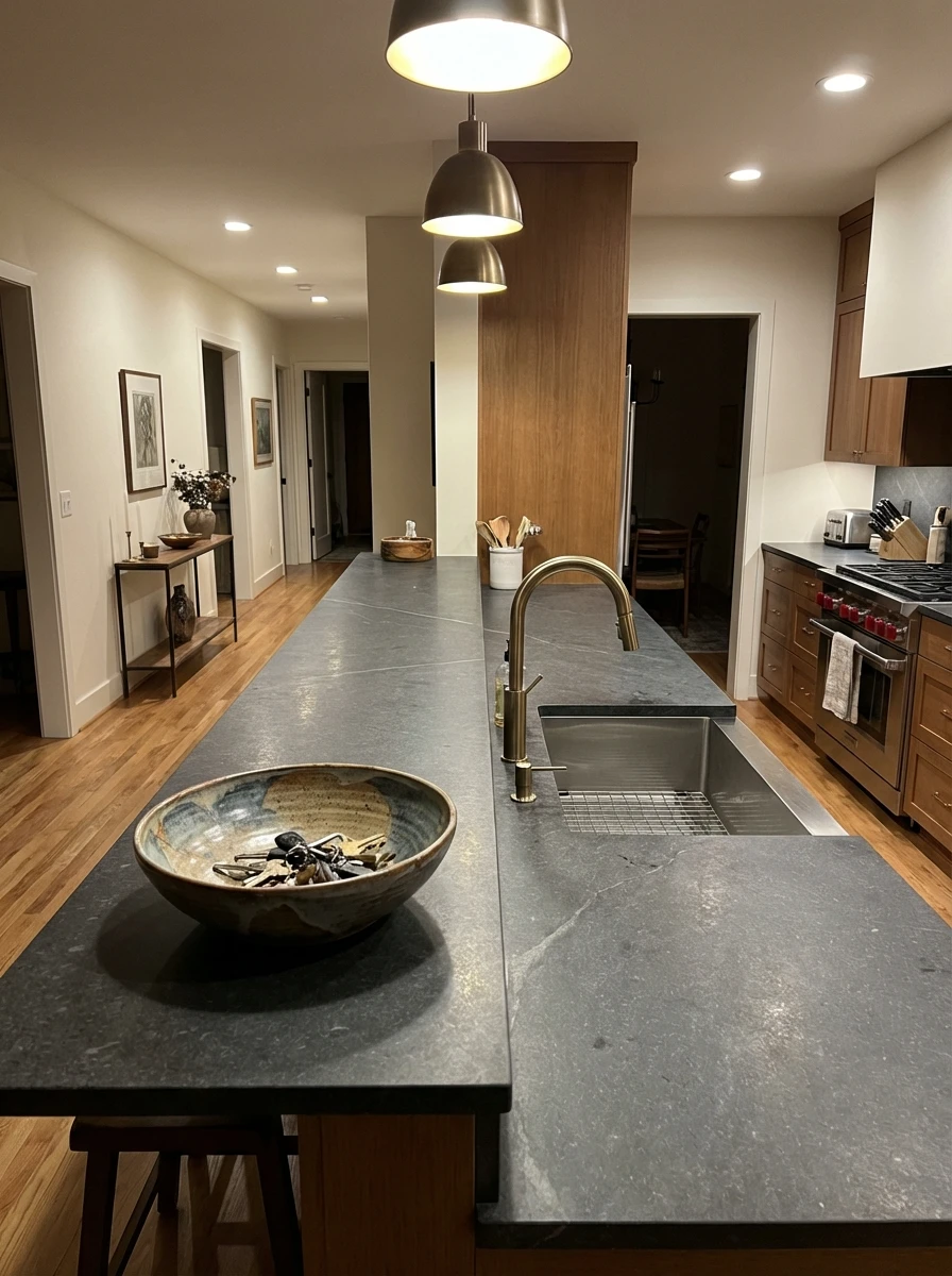 L'Îlot Central Qui Fait Office De Séparation