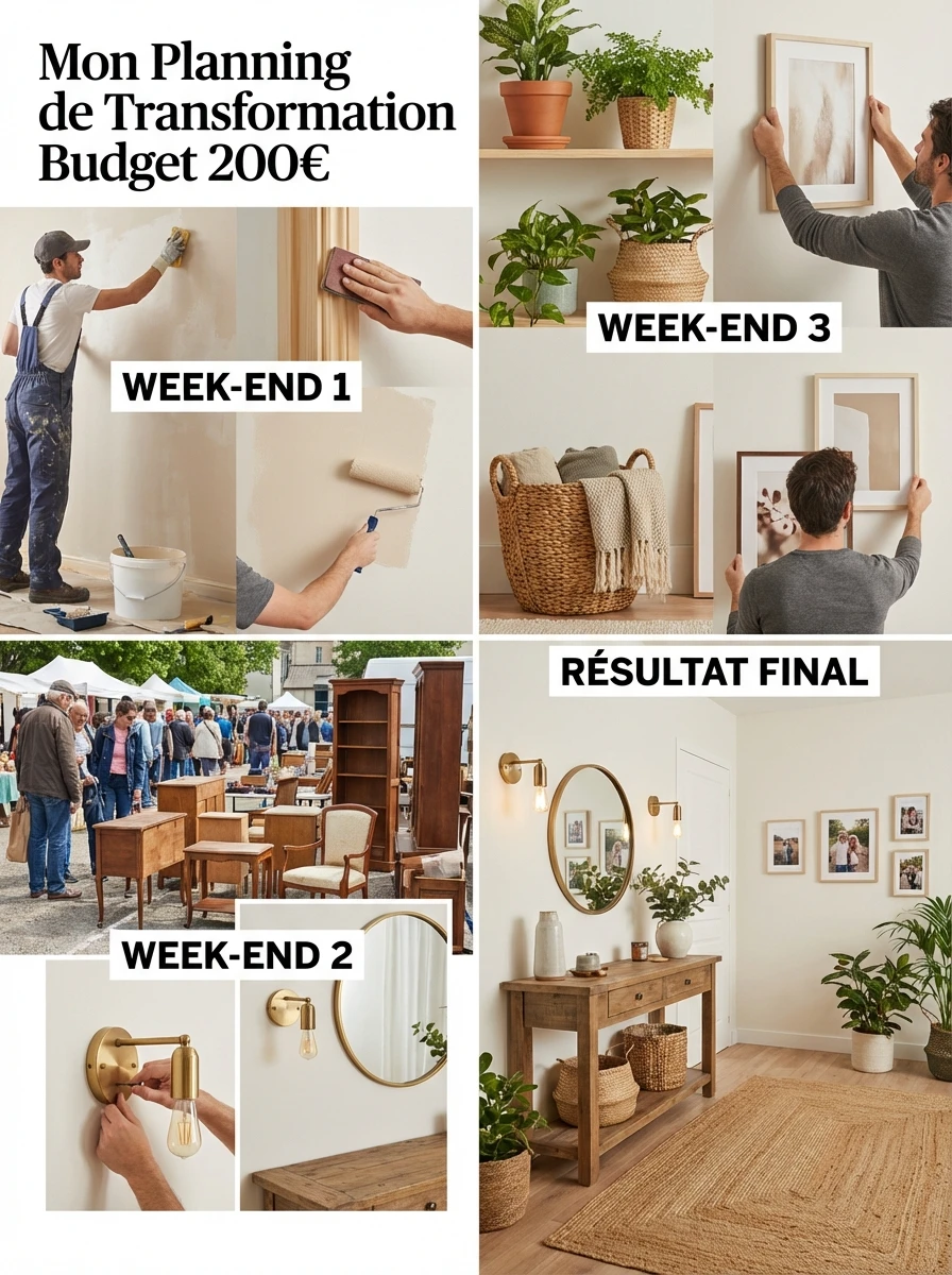 Mon Planning de Transformation (Budget 200€) :