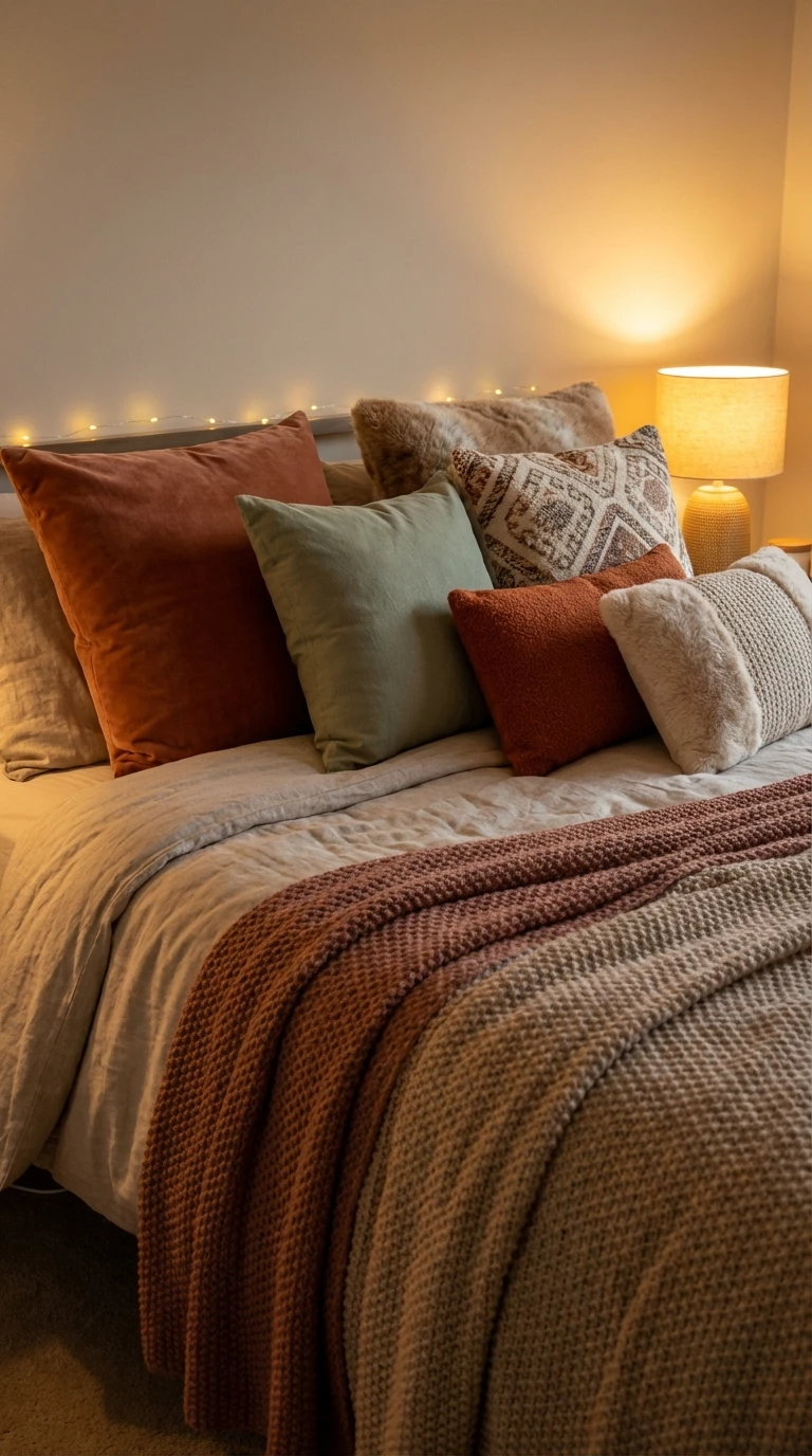 Multiplier les coussins et les plaids à petit prix